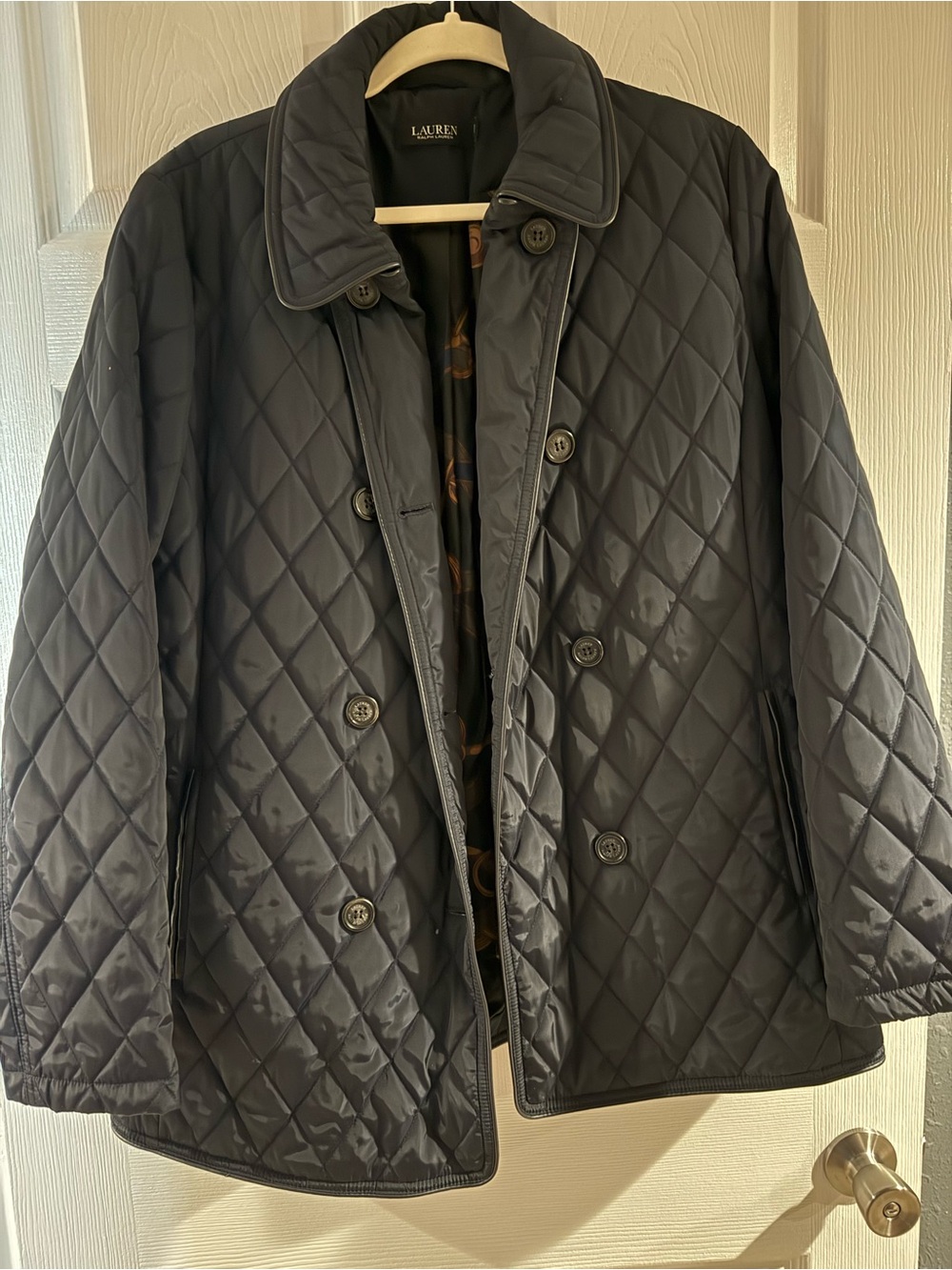 Lauren Ralph Lauren Quilted Black Lightweight Jacket